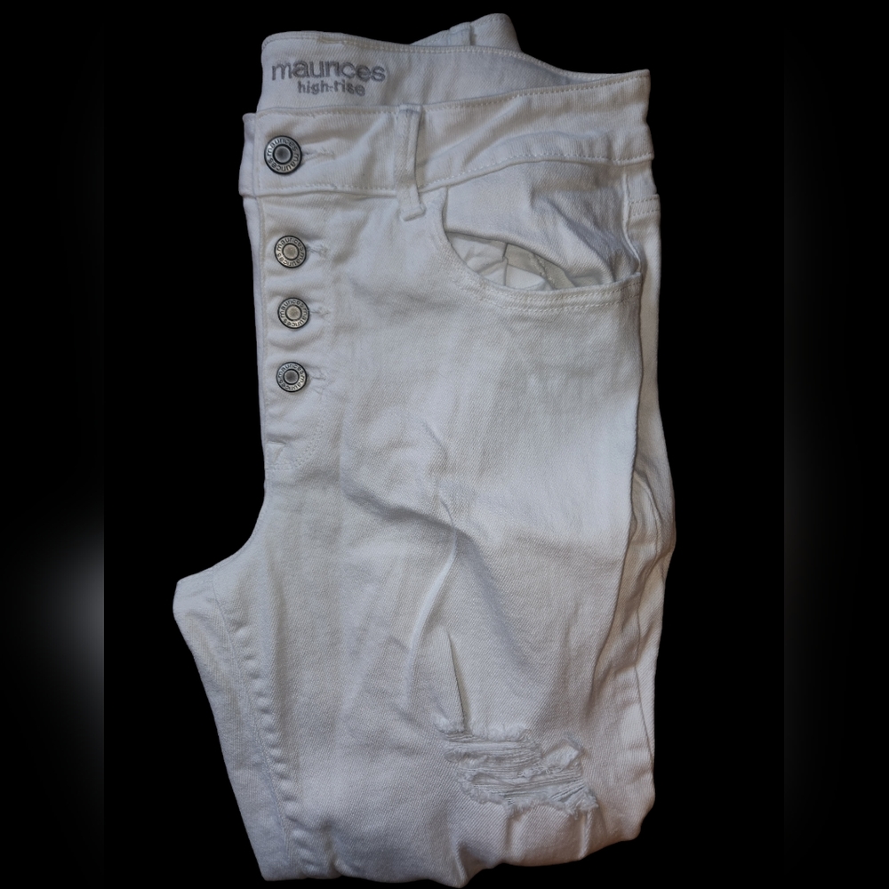 Maurices high rise 14 short white